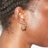 Pendientes criollos dorados Casablanca Pendientes criollos dorados Casablanca