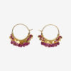 Pendientes de aro Casablanca con borlas Pendientes de aro Casablanca con borlas