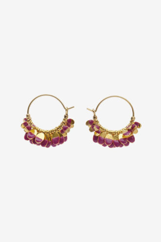 Pendientes de aro Casablanca con borlas