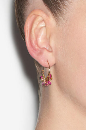 Pendientes de aro Casablanca con borlas