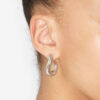 Pendientes de aro estilo «Link» Pendientes de aro estilo «Link»