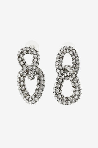 Pendientes Funky Ring con pedrería