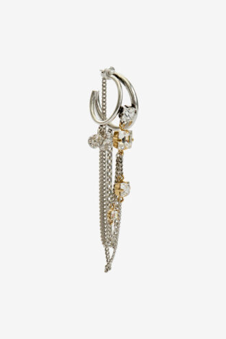 Pendientes Jodie con doble aro y colgante