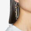 Pendientes Jodie con doble aro y colgante Pendientes Jodie con doble aro y colgante