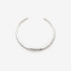 Pio Brazalete de latón con acabado plateado Pio Brazalete de latón con acabado plateado