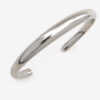 Pio Brazalete de latón con acabado plateado Pio Brazalete de latón con acabado plateado