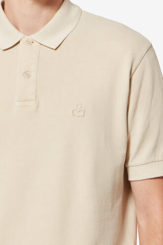 Polo de manga corta de piqué de algodón Afko