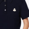 Polo de punto de mezcla de algodón y lana Althea con logotipo Polo de punto de mezcla de algodón y lana Althea con logotipo