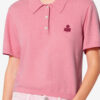 Polo de punto de mezcla de algodón y lana Althea con logotipo Polo de punto de mezcla de algodón y lana Althea con logotipo