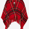 Poncho Kamilo con estampado de cuadros Poncho Kamilo con estampado de cuadros