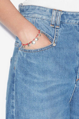 Pulsera Adriel de piedra natural y latón