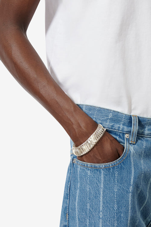 Pulsera ancha Ailys Man con mini placas Pulsera ancha Ailys Man con mini placas