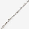 Pulsera de cadena Sachi en latón con acabado plateado Pulsera de cadena Sachi en latón con acabado plateado