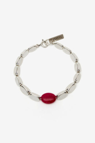 Pulsera de cuentas metálicas Leotie