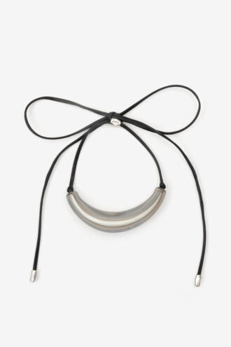 Pulsera de cuero Oyan con cuenta extragrande