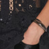 Pulsera de cuero Oyan con cuenta extragrande Pulsera de cuero Oyan con cuenta extragrande