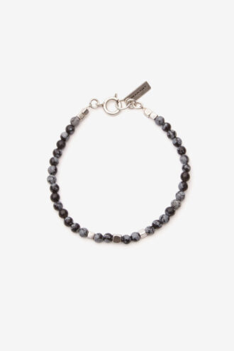 Pulsera de piedra natural Snowstone