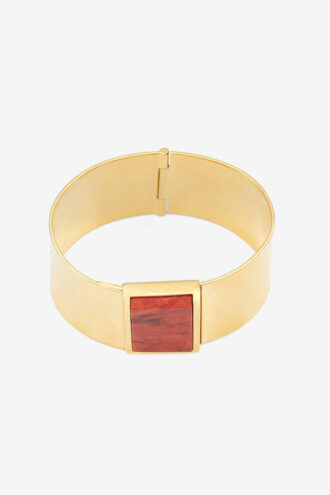 Pulsera tipo brazalete Halona Brass