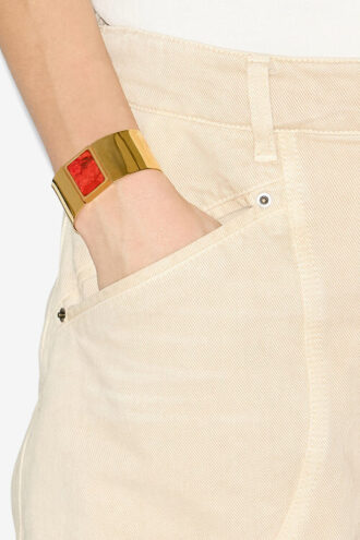 Pulsera tipo brazalete Halona Brass