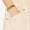 Pulsera tipo brazalete Orenda de latón Pulsera tipo brazalete Orenda de latón