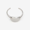 Pulsera tipo brazalete Ory en latón con acabado plateado Pulsera tipo brazalete Ory en latón con acabado plateado