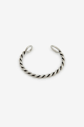 Pulsera tipo brazalete trenzada de latón Roy