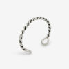 Pulsera tipo brazalete trenzada de latón Roy Pulsera tipo brazalete trenzada de latón Roy