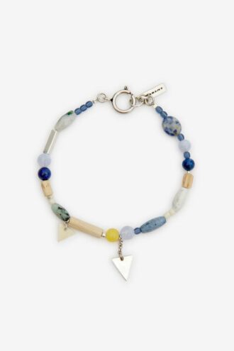 Pulsera Yulian de piedra, madera y colgantes