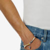 Pulsera Yulian de piedra, madera y colgantes