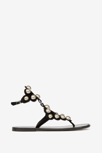 Sandalias de ante con adornos de Velvee