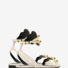 Sandalias de ante con joyas Aselda Sandalias de ante con joyas Aselda