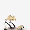 Sandalias de ante con joyas Aselda Sandalias de ante con joyas Aselda