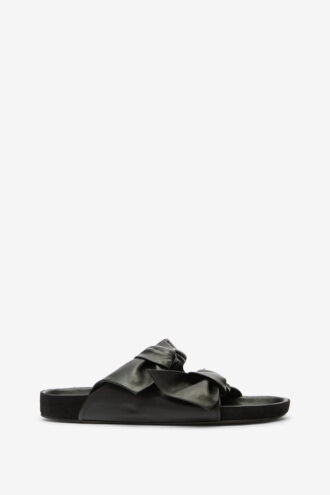 Sandalias de piel con lazo Lennyo