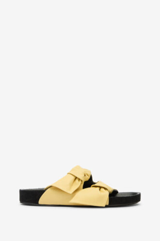 Sandalias de piel con lazo Lennyo