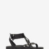 Sandalias de piel plena flor Silya Sandalias de piel plena flor Silya