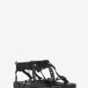 Sandalias de piel plena flor Silya Sandalias de piel plena flor Silya
