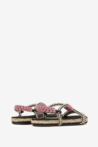 Sandalias planas de cuerda Waltee