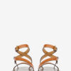Sandalias planas de piel con tachuelas Jopee Sandalias planas de piel con tachuelas Jopee