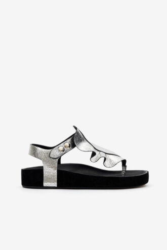 Sandalias planas de piel Isela