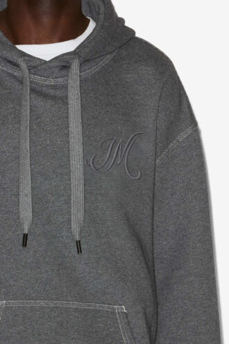 Sudadera con capucha de algodón mate