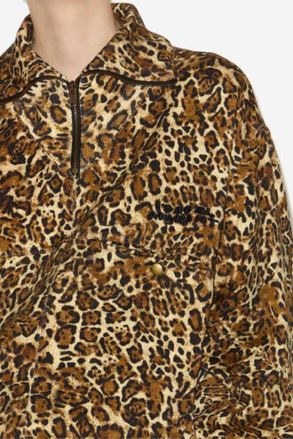 Sudadera con cuello alto estampada Wilda