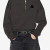 Sudadera corta de algodón con cuello alto Ross Sudadera corta de algodón con cuello alto Ross