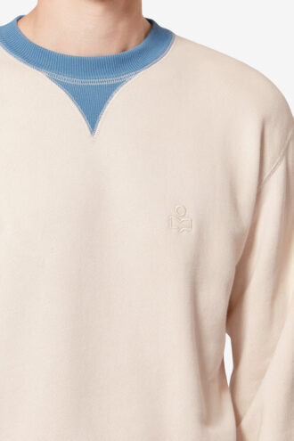 Sudadera de algodón bordada Miker