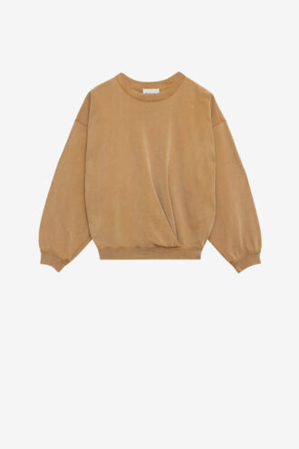 Sudadera de algodón lavado Sauria Sudadera de algodón lavado Sauria