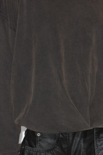 Sudadera de algodón lavado Sauria Sudadera de algodón lavado Sauria