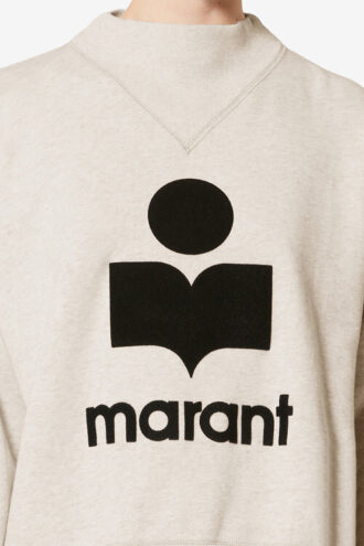 Sudadera de algodón Moby con logotipo