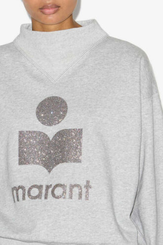 Sudadera de algodón Moby con logotipo