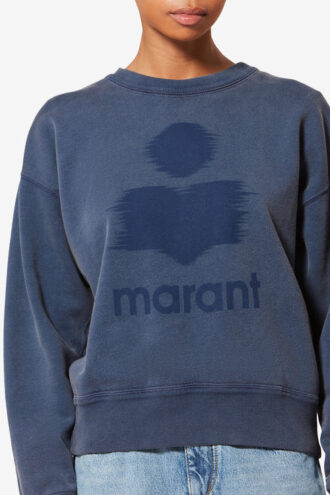 Sudadera de algodón Mobyli con logotipo