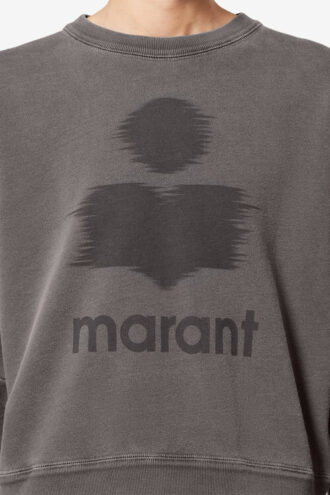 Sudadera de algodón Mobyli con logotipo