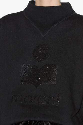 Sudadera Moby con cuello alto y logotipo